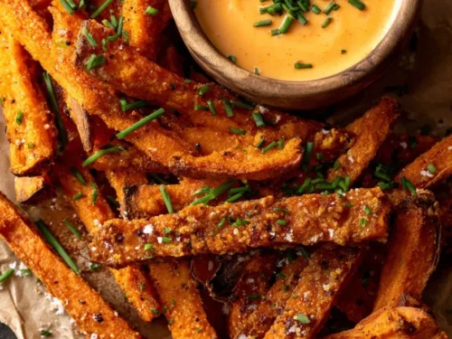 Oven baked sweet potato fries