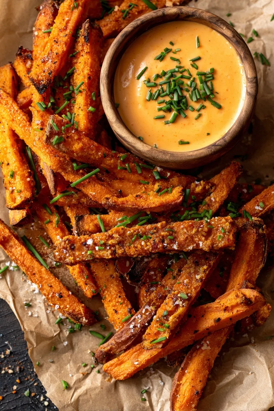 Oven baked sweet potato fries