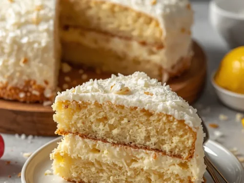Easter coconut cake