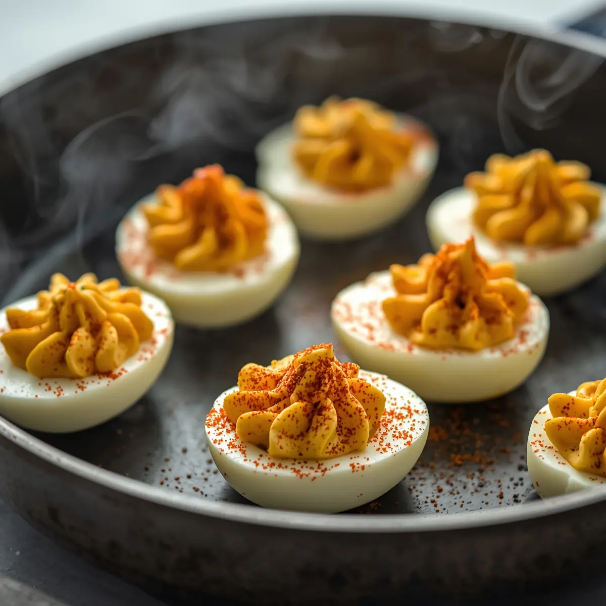 Cooking instructions for Easter deviled eggs