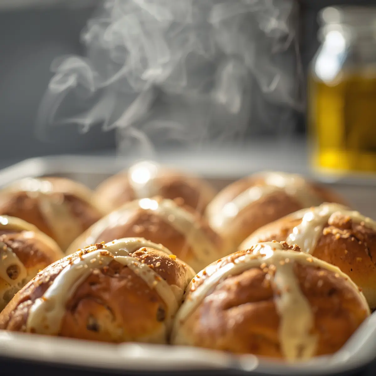 Cooking instructions for Easter hot cross buns