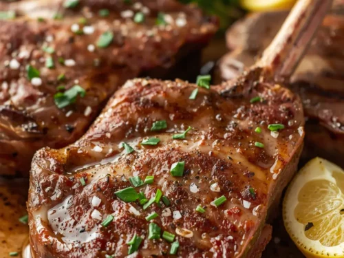 Easter lamb chops