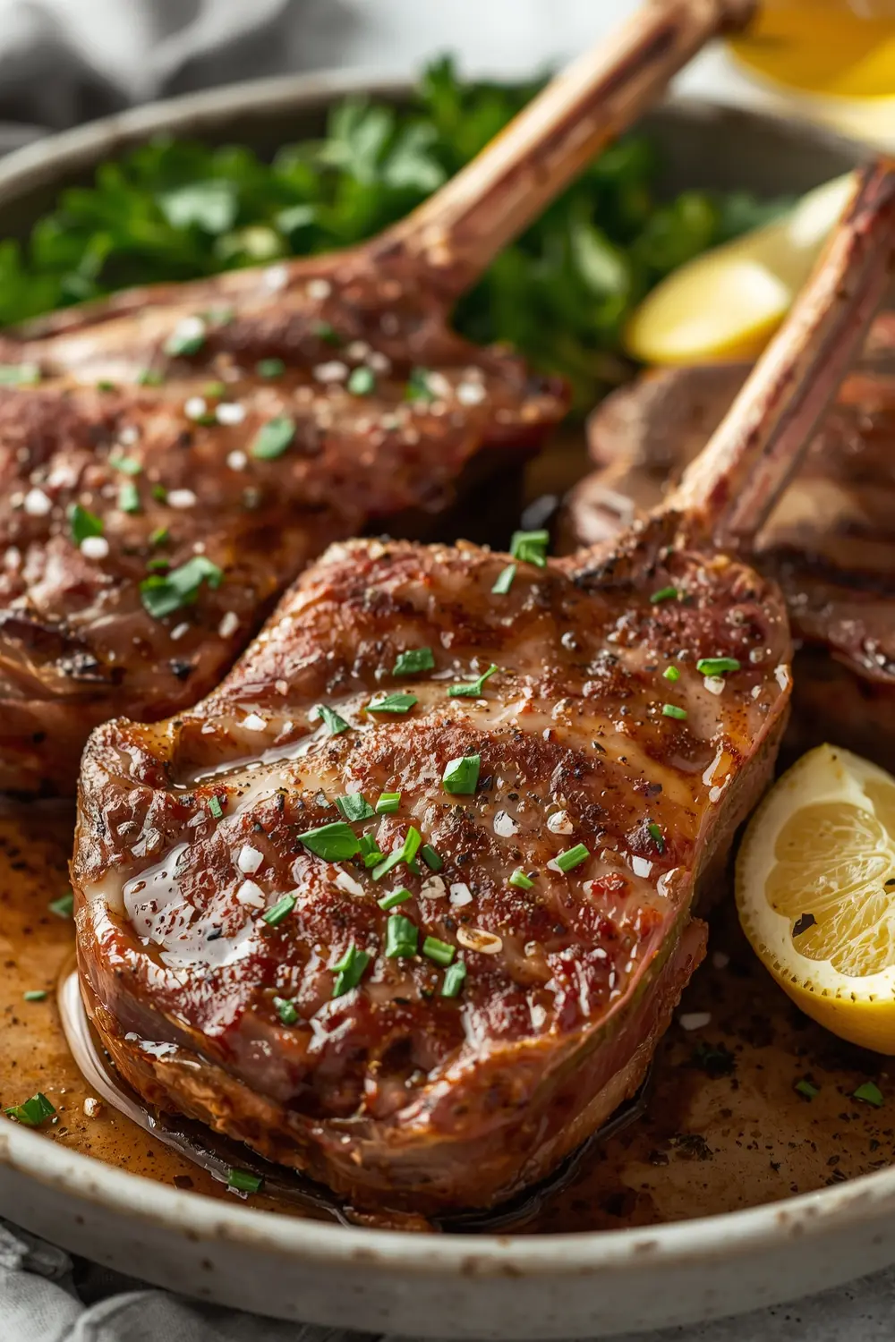 Easter lamb chops