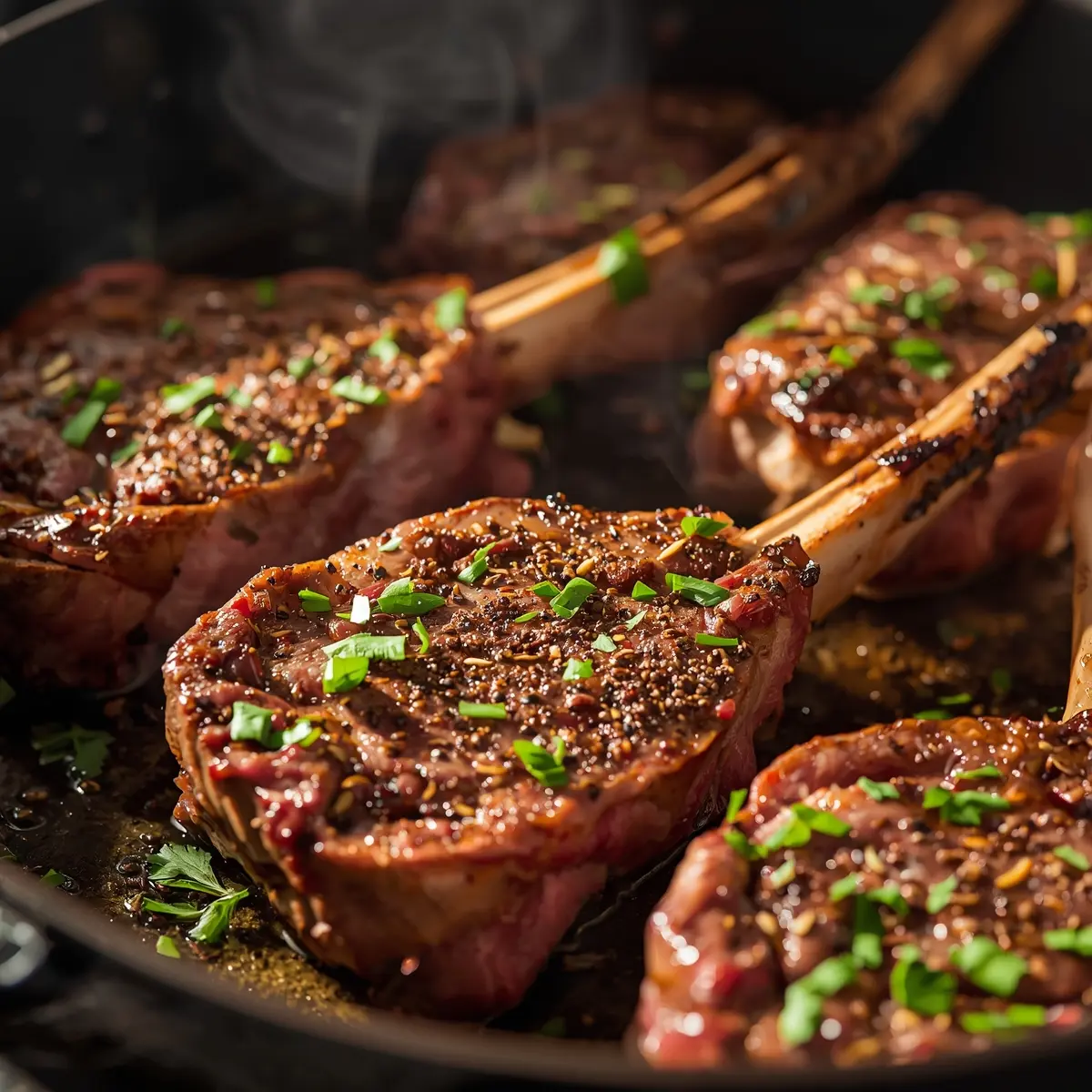 Cooking instructions for Easter lamb chops