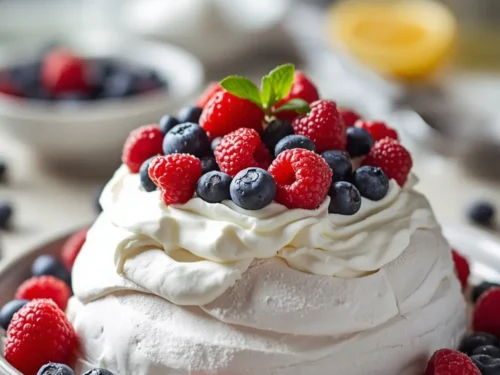 Easter pavlova