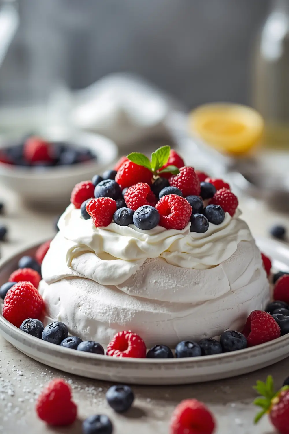 Easter pavlova