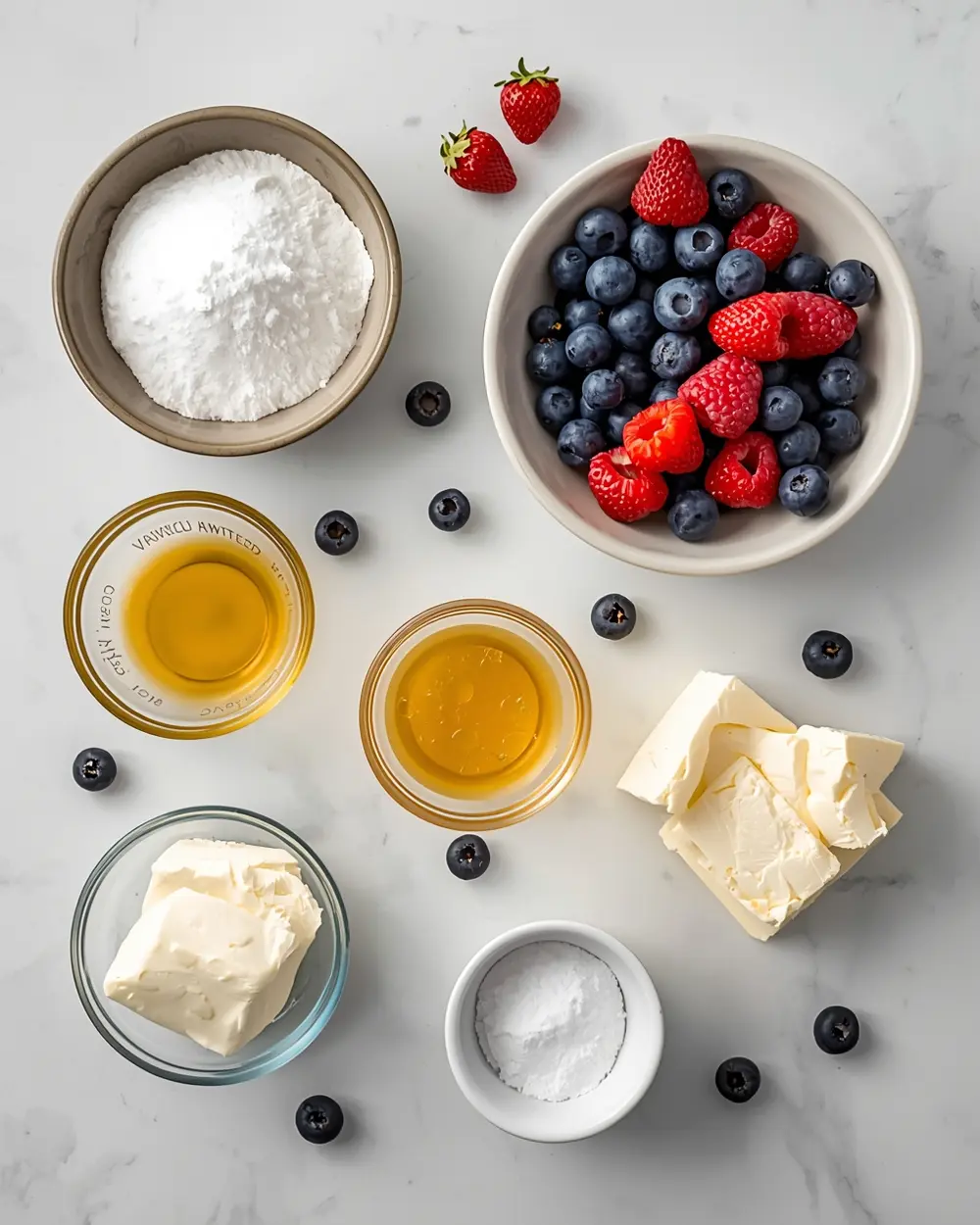 Ingredients for Easter pavlova