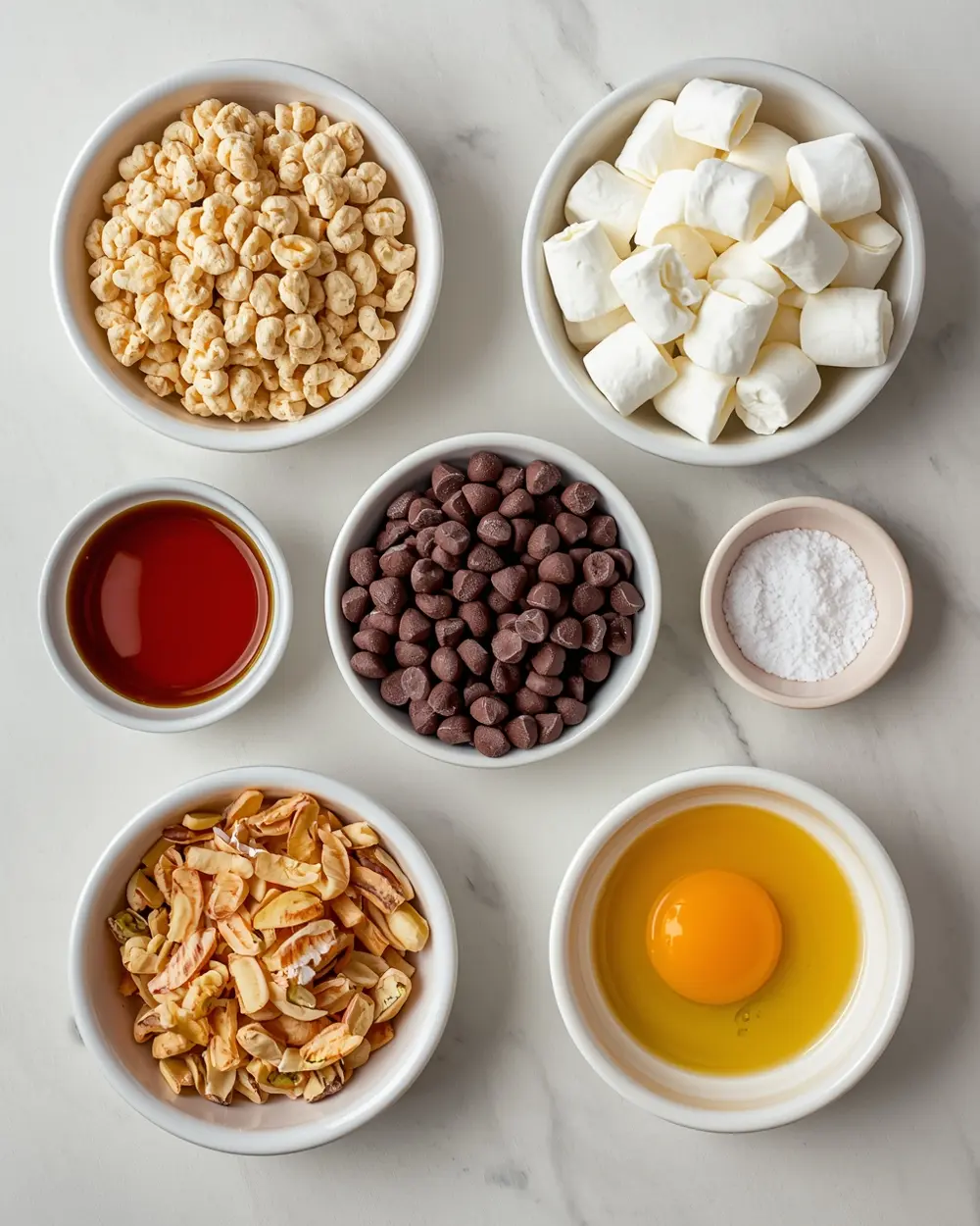 Ingredients for Easter peeps treats