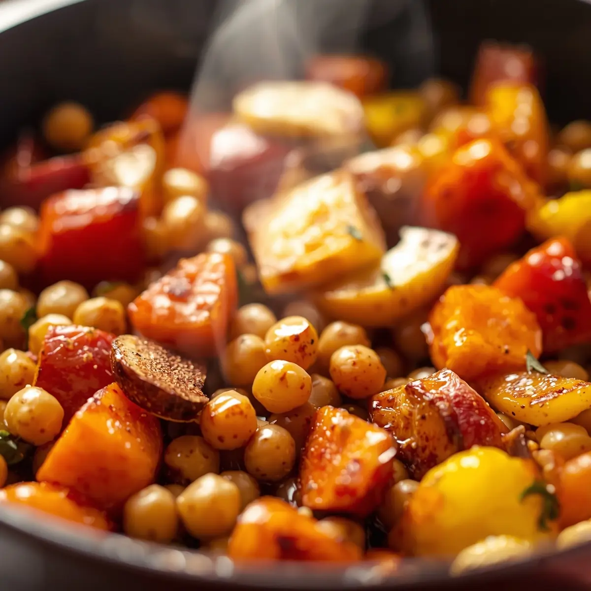Cooking instructions for Easter roasted vegetables