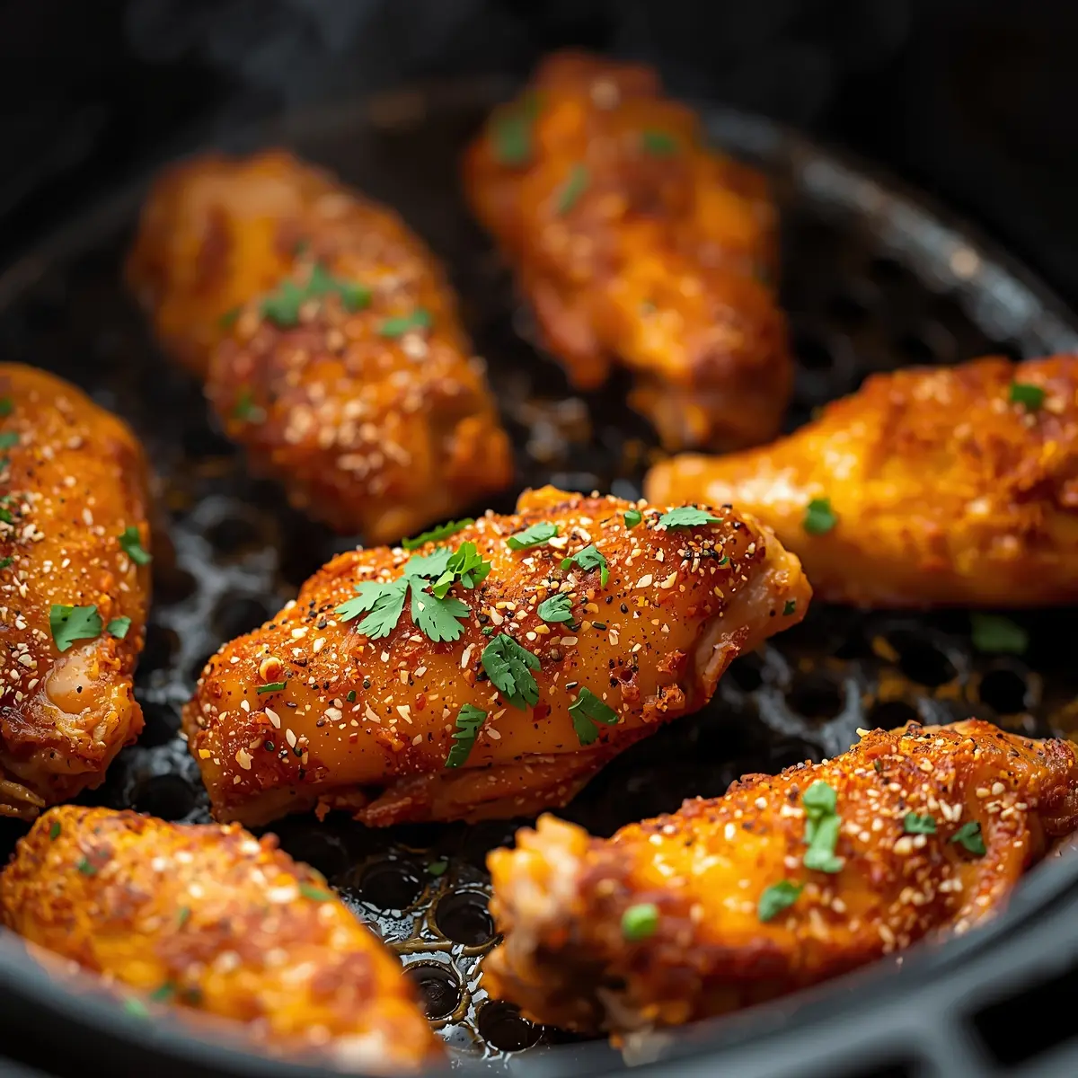 Cooking instructions for air fryer chicken wings