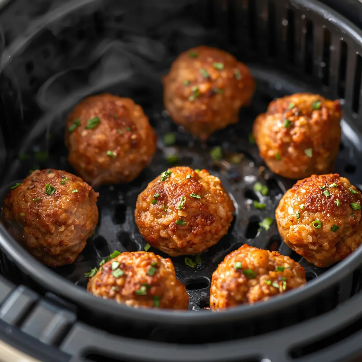 Cooking instructions for air fryer meatballs