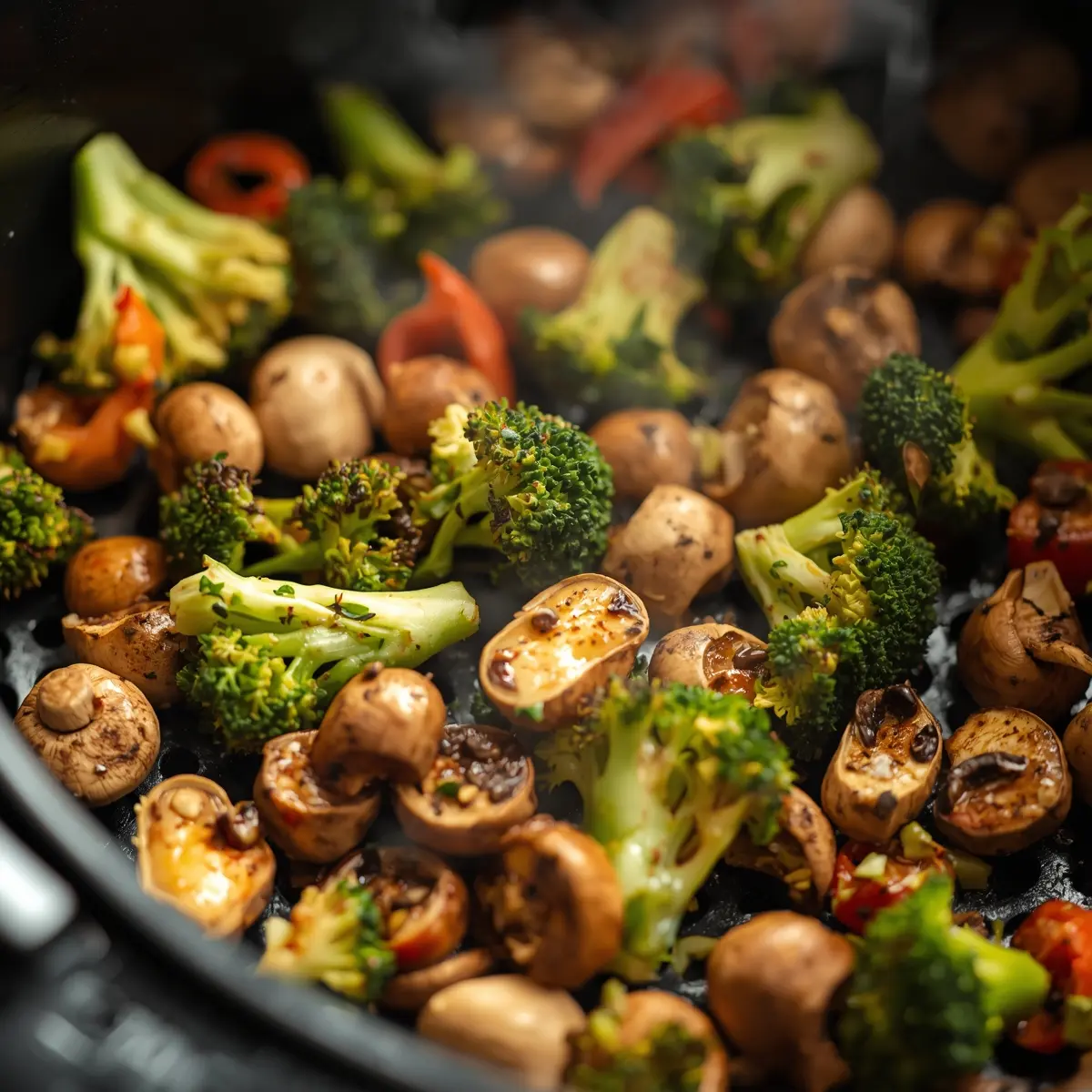 Cooking instructions for air fryer vegetables
