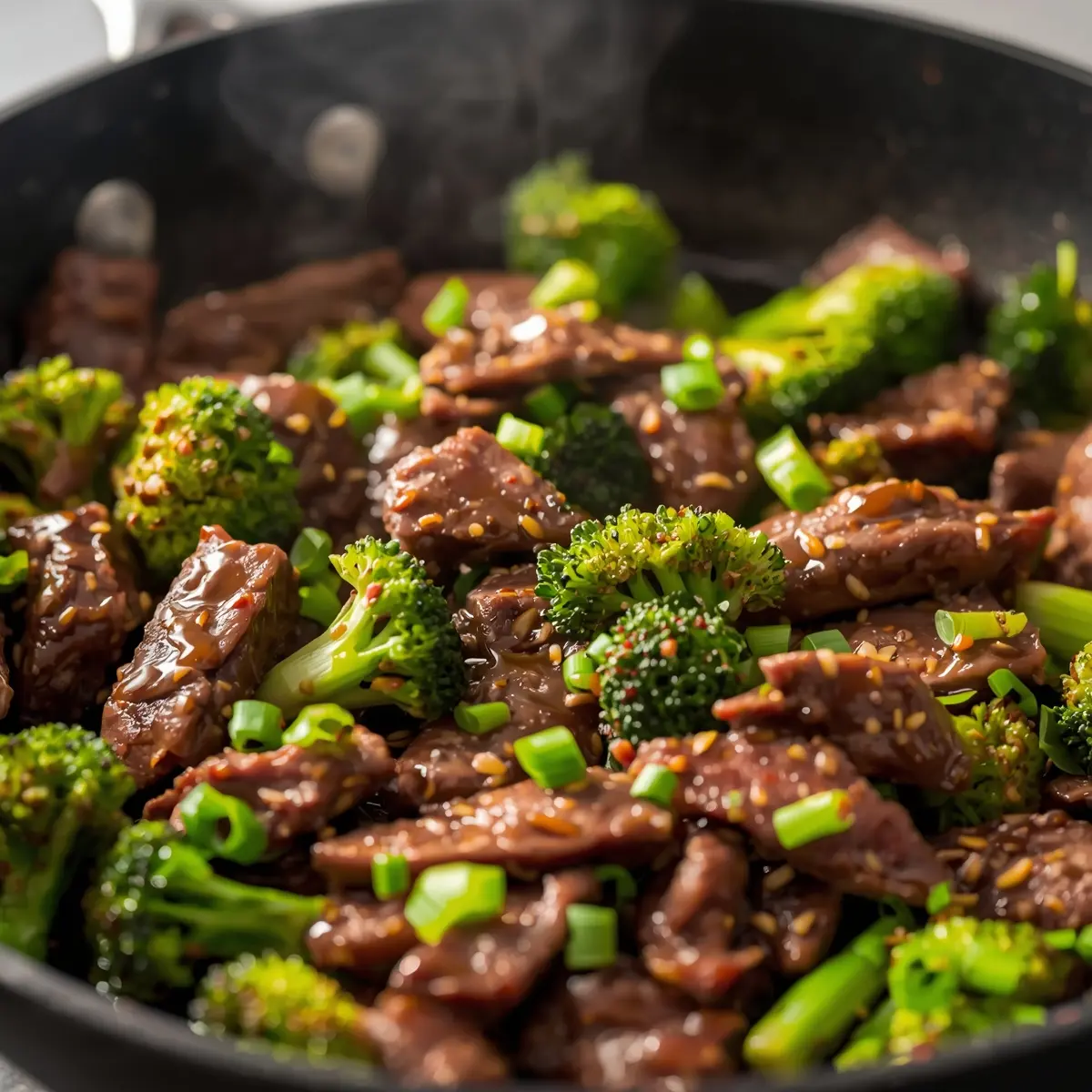 Cooking instructions for beef and broccoli