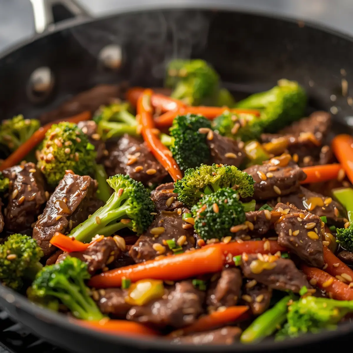 Cooking instructions for beef and broccoli