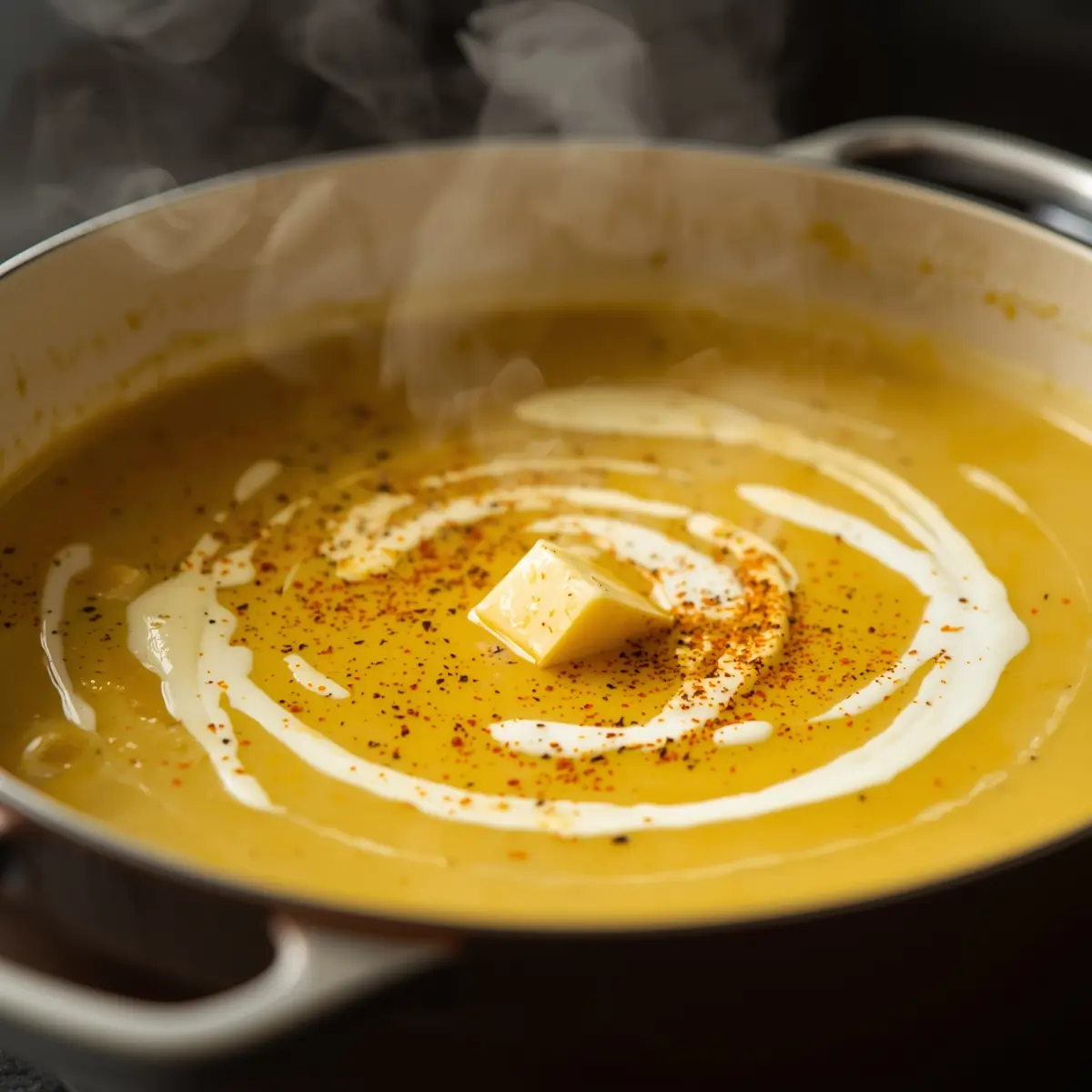 Cooking instructions for cauliflower soup
