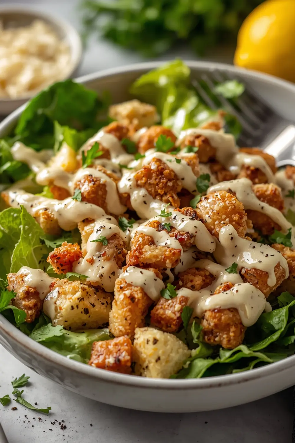 chicken Caesar salad