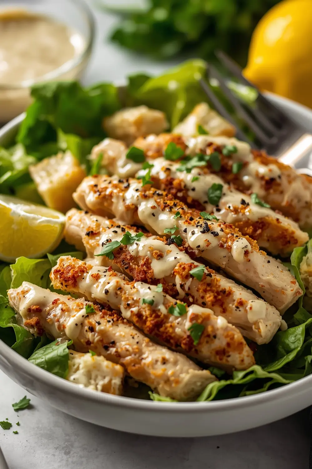 chicken Caesar salad