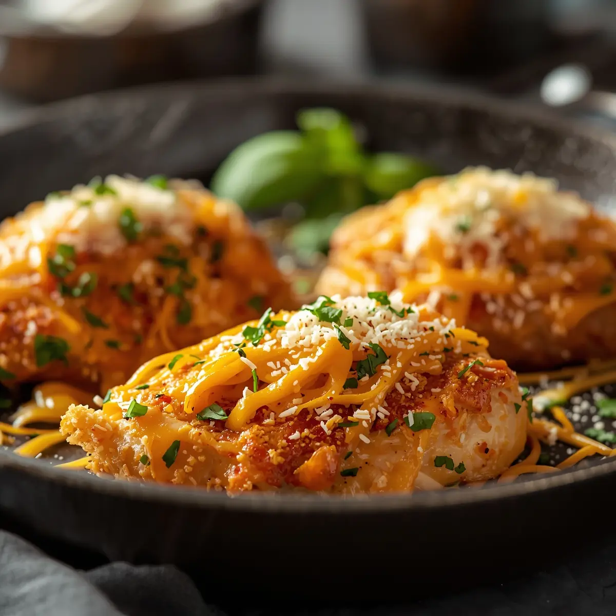 Cooking instructions for chicken parmesan