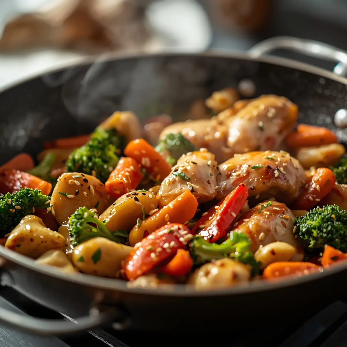Cooking instructions for chicken stir fry