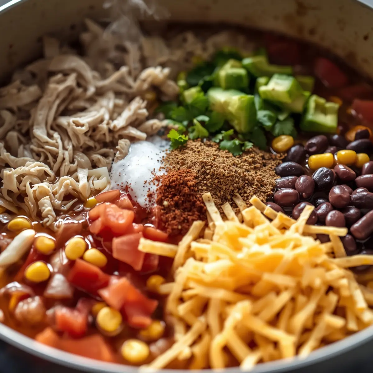 Cooking instructions for chicken tortilla soup
