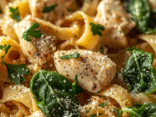 creamy garlic pasta