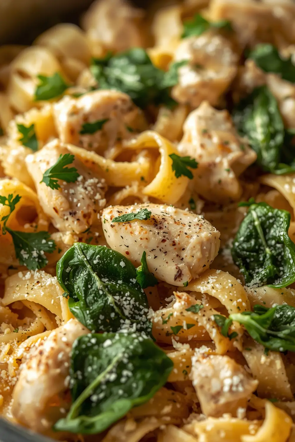creamy garlic pasta