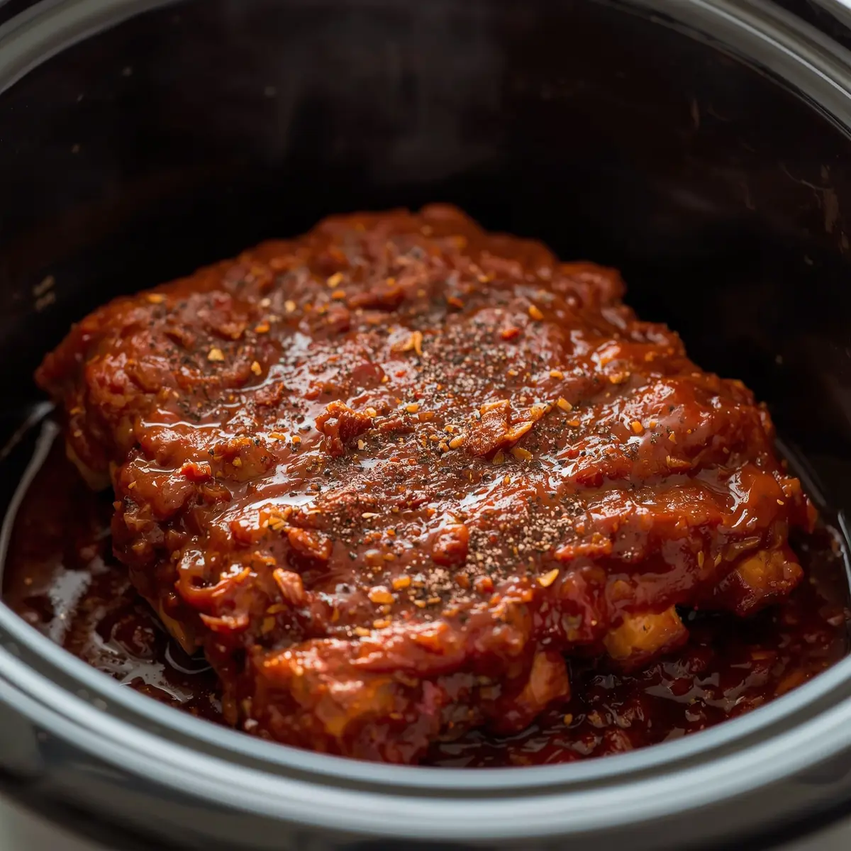 Cooking instructions for crockpot BBQ ribs
