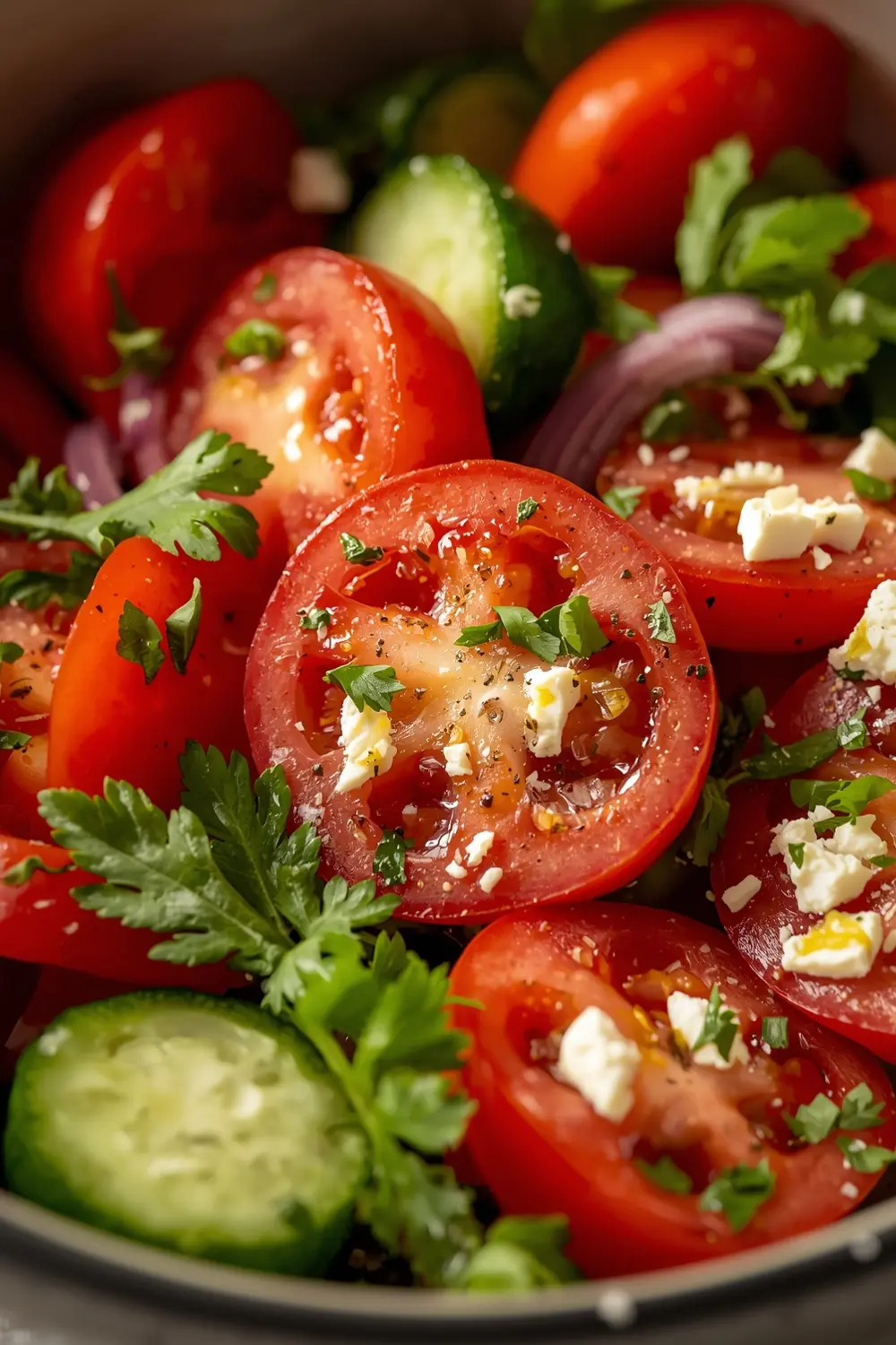 cucumber tomato salad
