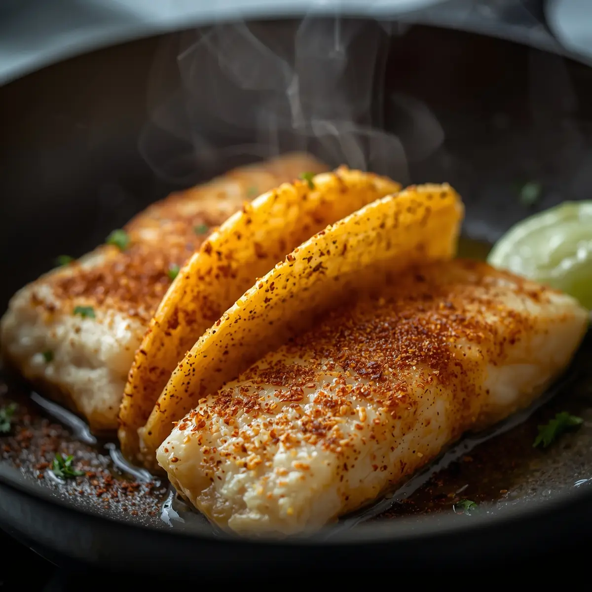 Cooking instructions for fish tacos