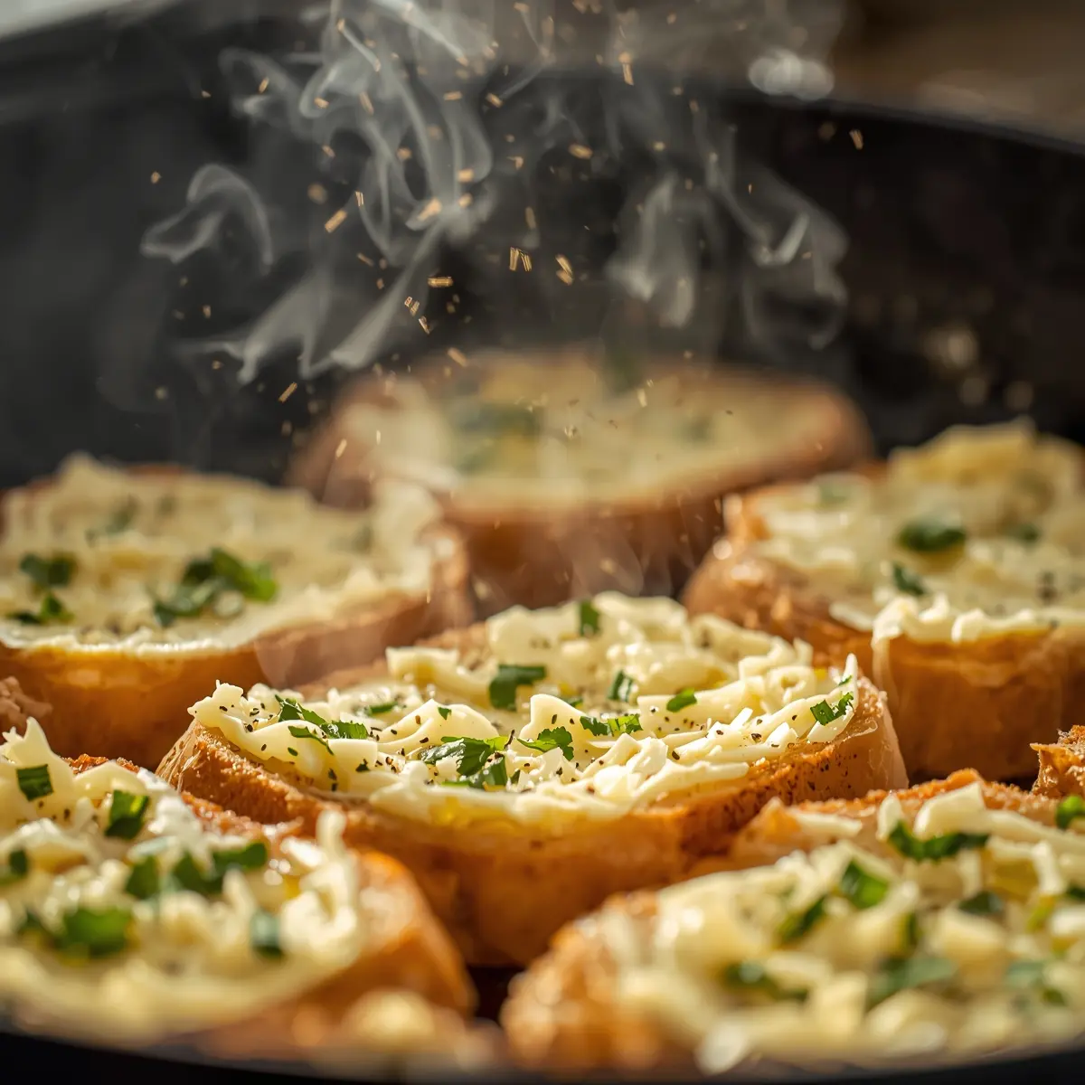 Cooking instructions for garlic bread homemade