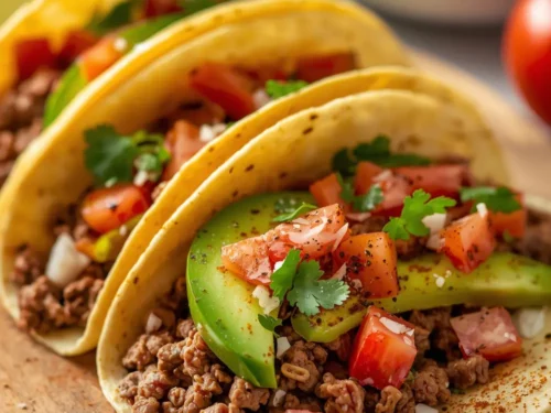 ground beef tacos