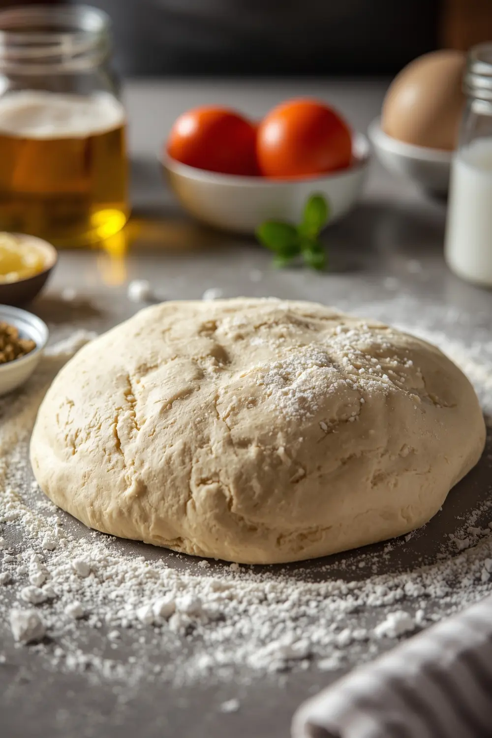 homemade pizza dough