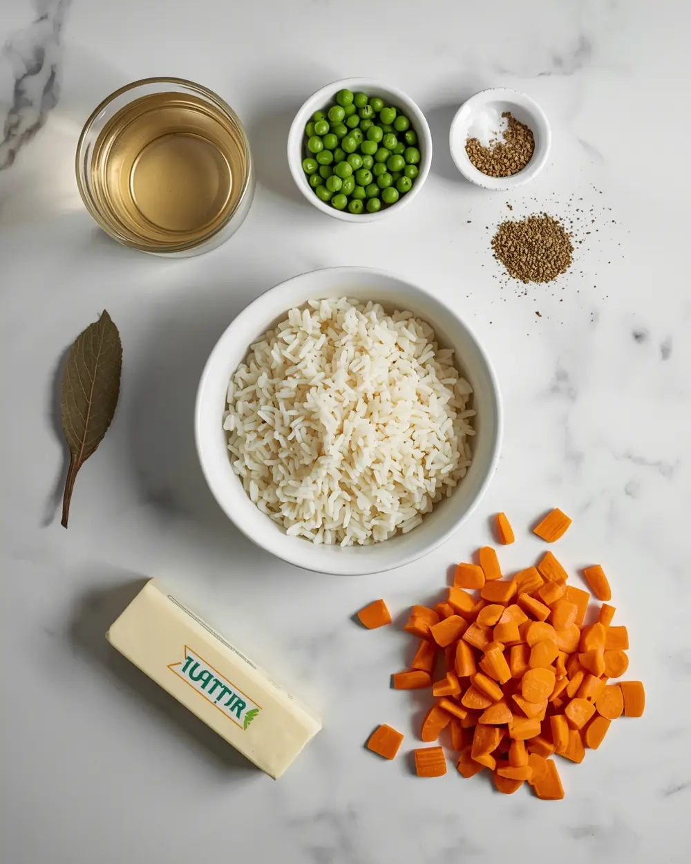 Ingredients for instant pot rice