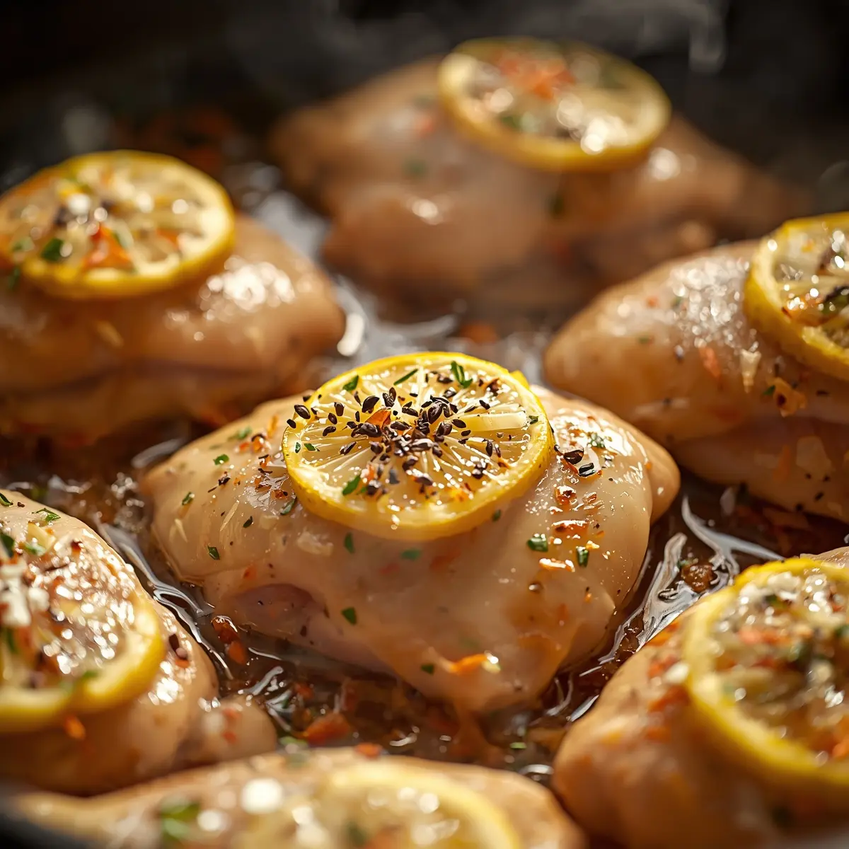 Cooking instructions for lemon chicken thighs