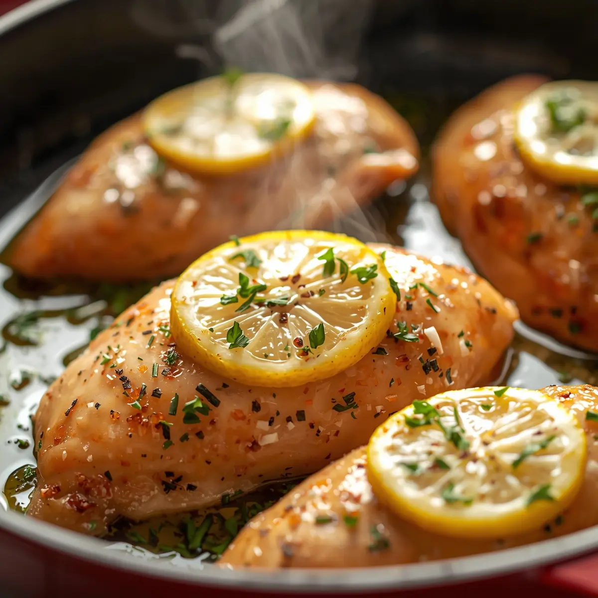 Cooking instructions for lemon herb chicken breast
