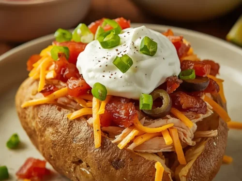 loaded baked potatoes