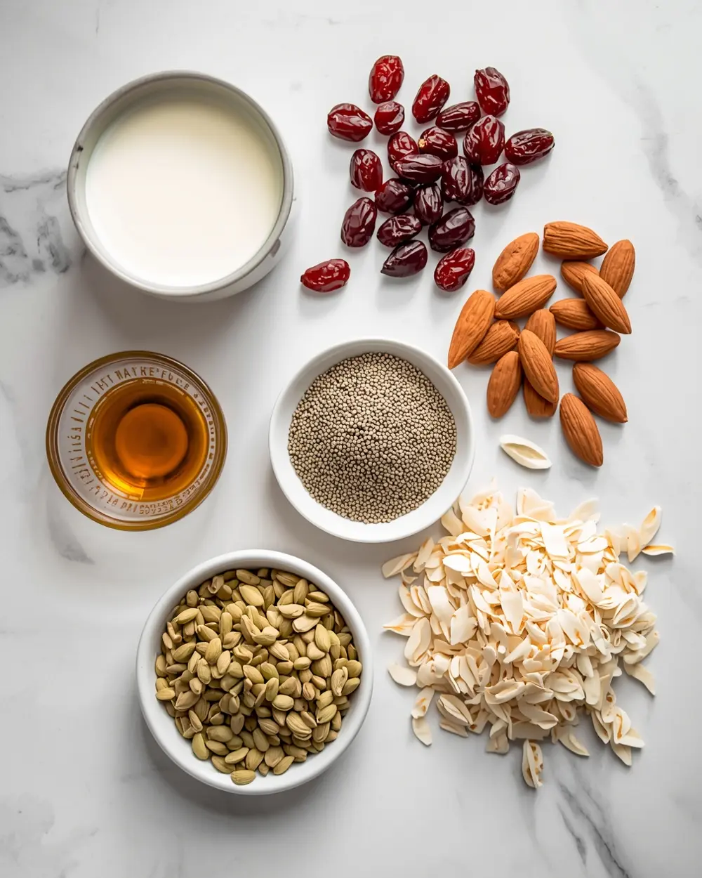 Ingredients for overnight oats