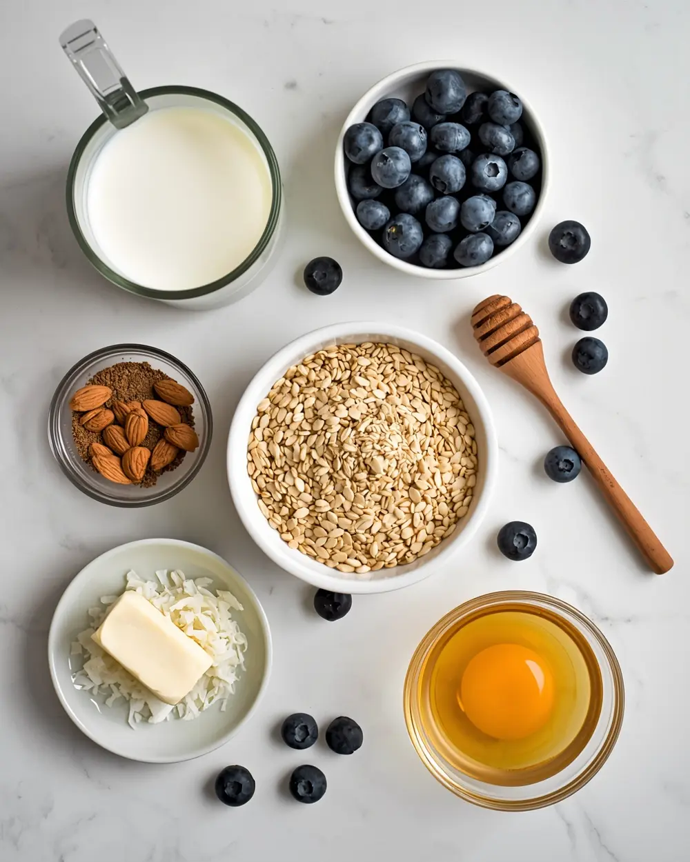 Ingredients for overnight oats