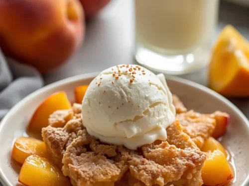 peach cobbler