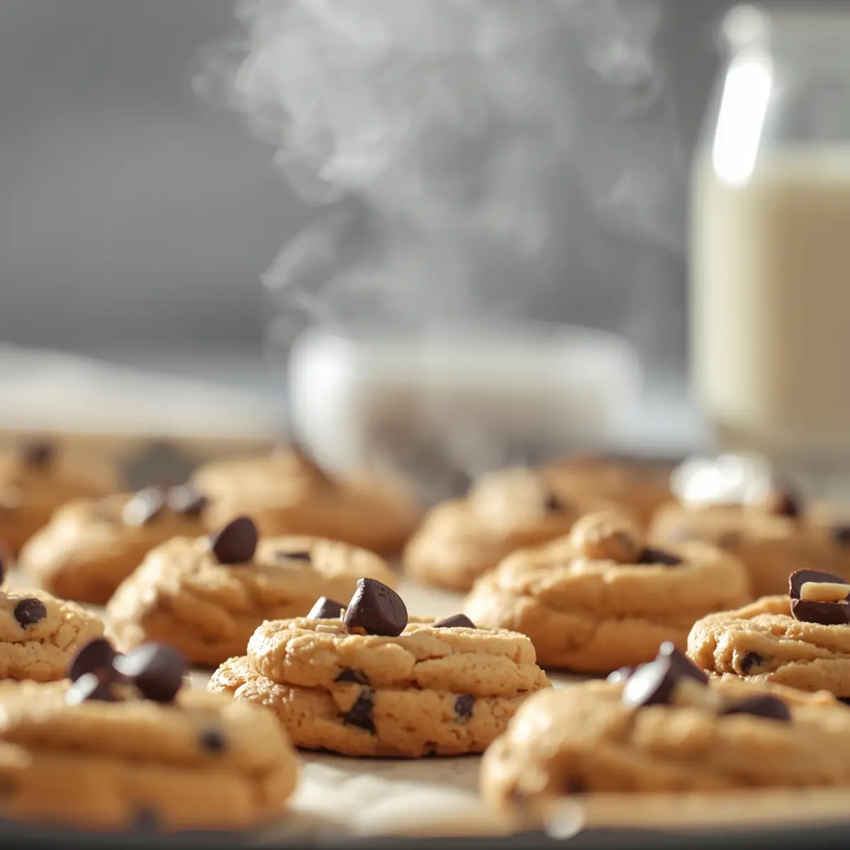 Cooking instructions for peanut butter cookies