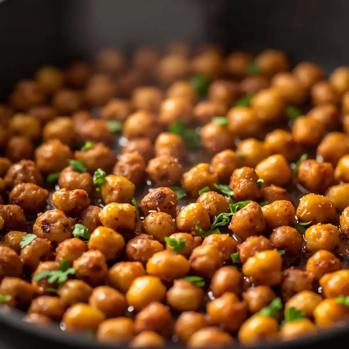 Cooking instructions for roasted chickpeas