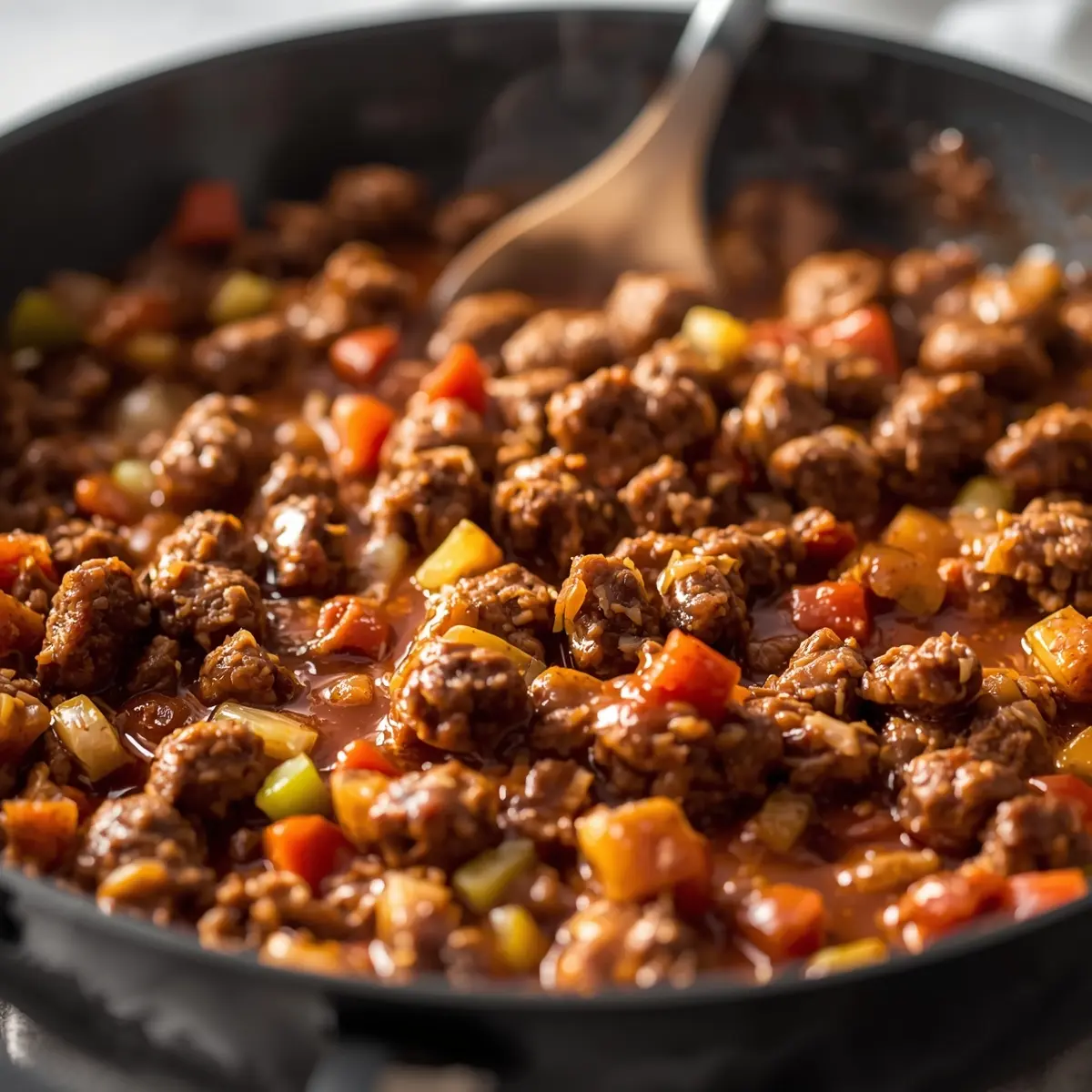Cooking instructions for sloppy joes