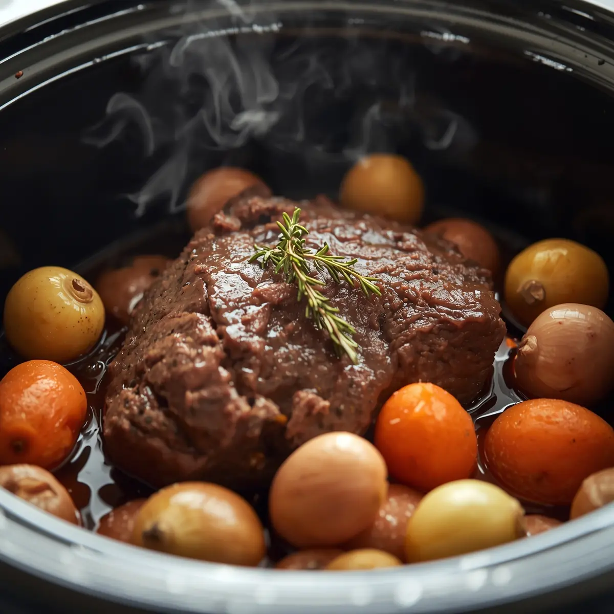Cooking instructions for slow cooker pot roast