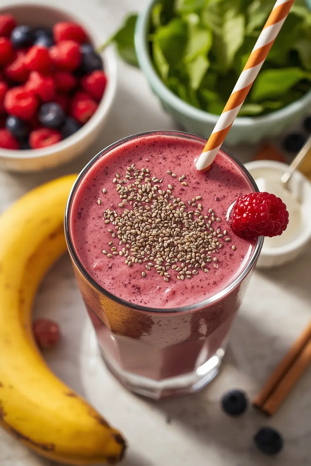 spring berry smoothie