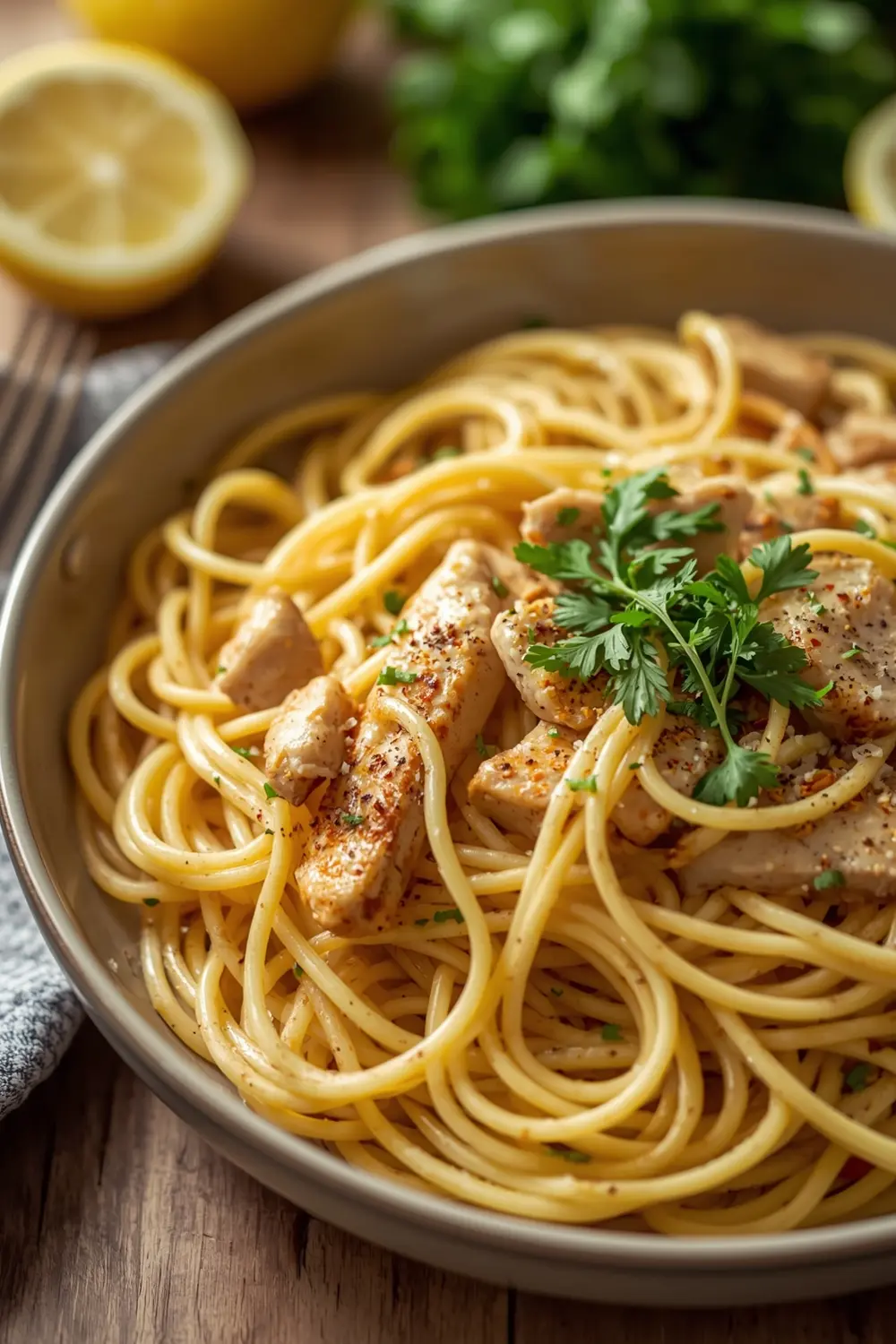 spring lemon pasta