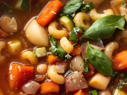 spring minestrone soup