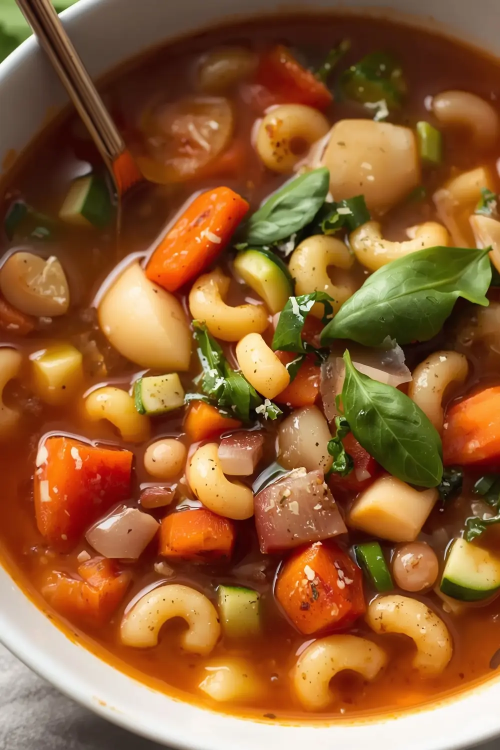 spring minestrone soup