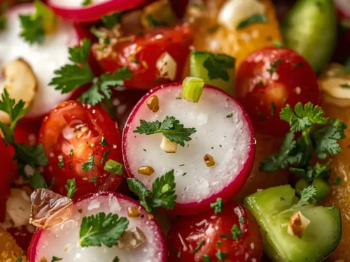 spring radish salad