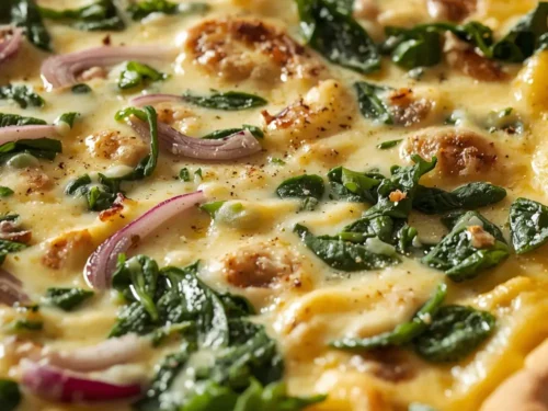 spring spinach quiche