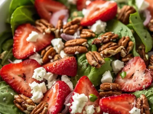 spring strawberry salad